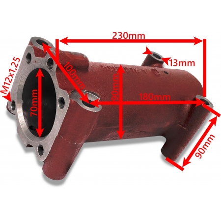 CYLINDER PODNOŚNIKA Z TŁOKIEM I PIERŚCIENIAMI C330